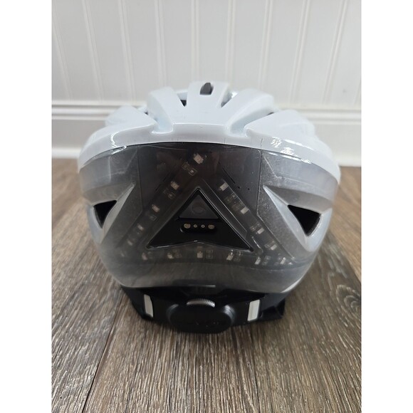 Lumos Kickstart Helmet Large Pearl White Smart LED MIPS Bike Bluetooth M-L 54-61 - Picture 4 of 11